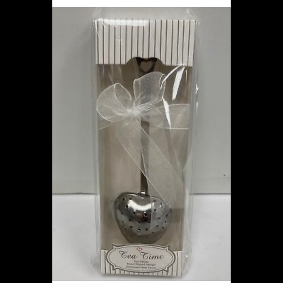 “Tea Time” heart shape tea infuser-new in box - Picture 1 of 4